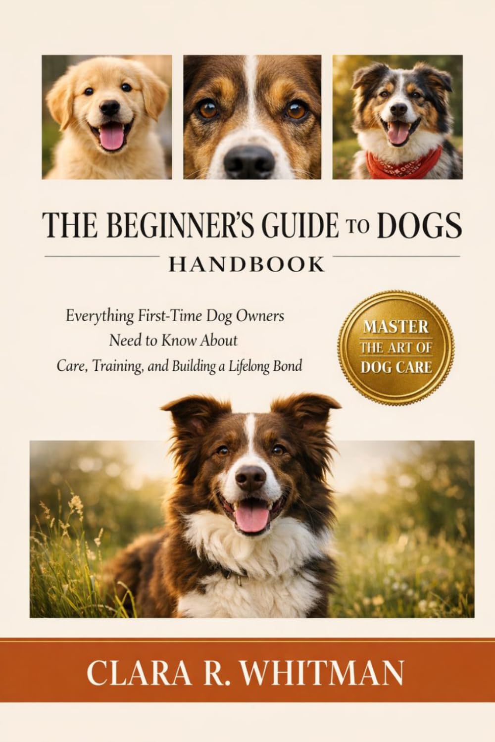 THE BEGINNER’S GUIDE TO DOGS: Everything First-Time Dog Owners Need to Know About Care, Training, and Building a Lifelong Bond
