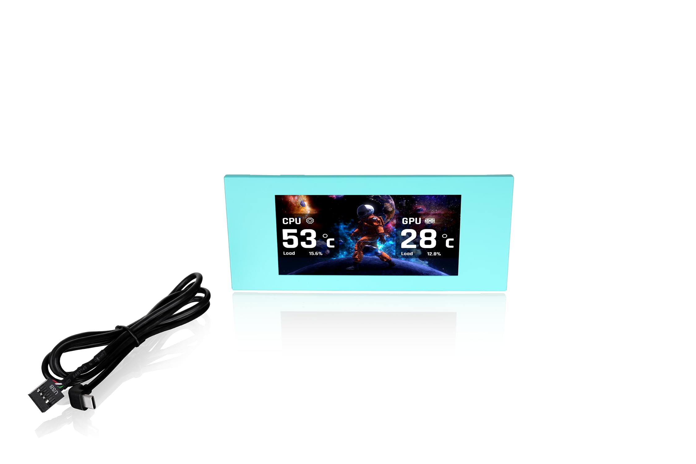 Thermaltake View 600 LCD Panel kit | 6.0' Display | Mint Strawberry