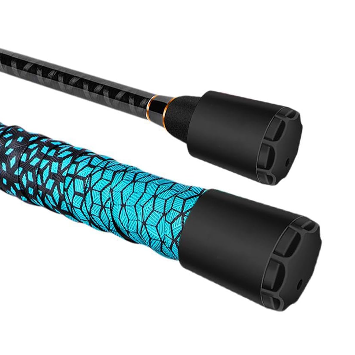 Namvo Tappi Terminali In Silicone Per Canna Da Pesca (Confezione Da 4) - Proteggi Punta E Calcio Della Canna, Antiscivolo E Traspirante