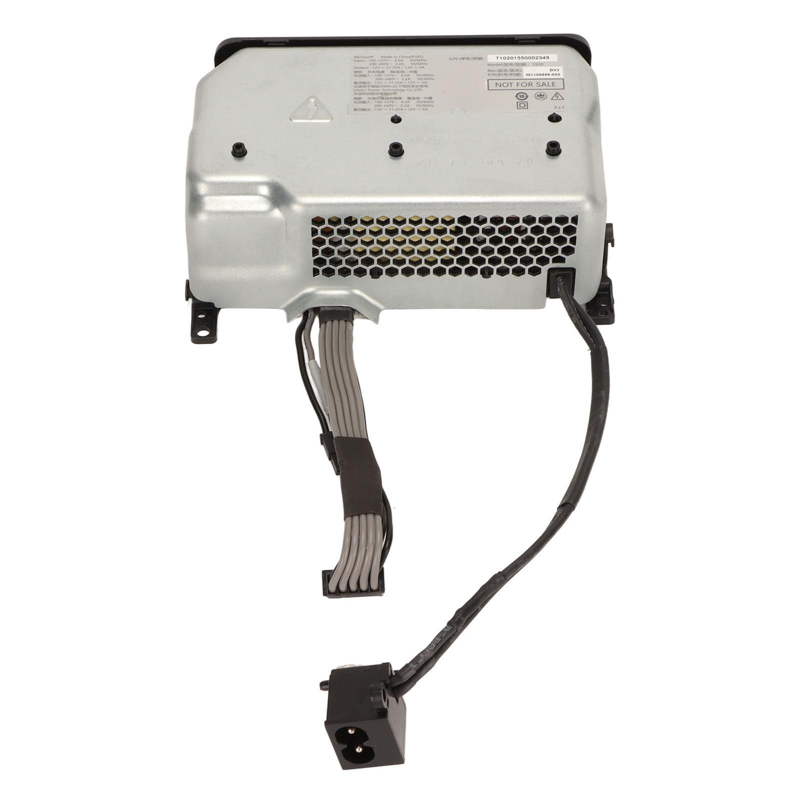 Fuente de Alimentación Interna para Series X, Adaptador de Fuente de Alimentación de Consola de Juegos de Repuesto con Cable de Alimentación para Series X