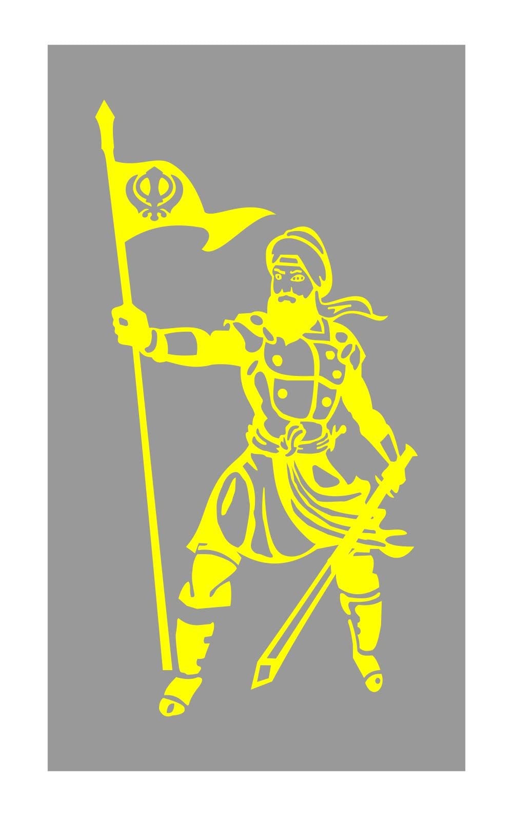 decalbazaar Vinyl Baba Deep Singh Ji Glossy Wall Vehicle Sticker 15 x 8 Inches Yellow (B09XQVGMSK) Amazon Price History, Amazon Price Tracker