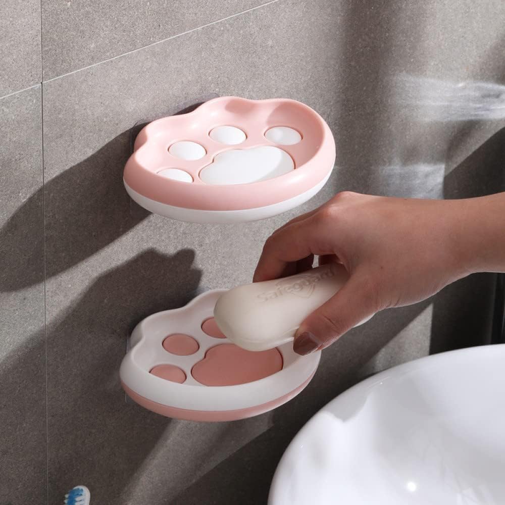Jaboneras, jabonera de Barra, jabonera con Drenaje, jabonera for baño, Cocina, fácil Limpieza, ahorrador de jabón, Accesorios de baño Secos (Color : A, Size : 13X10X2.8CM)