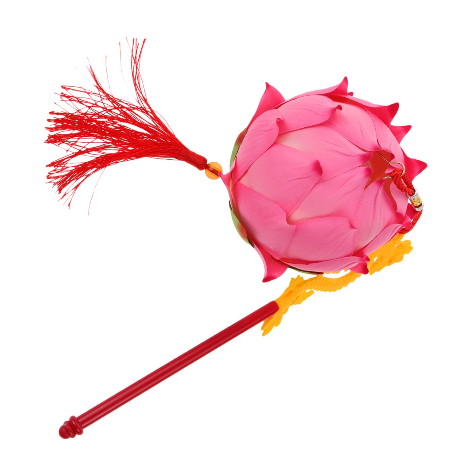 ifundom 1 Set Decorative Handheld Lotus Lamp DIY Assembly Chinese Style Light Flower for Mid Autumn Festival Props Lightweight Compact Design for Themed Parties and Photography