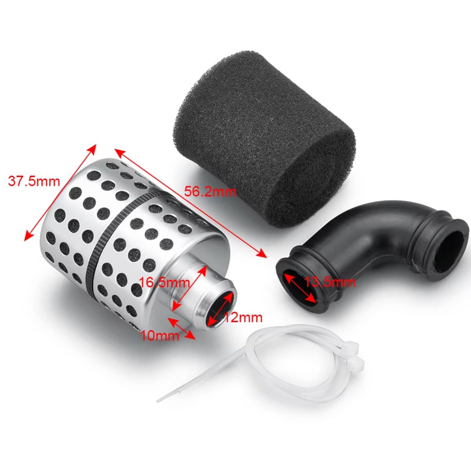 FLMLF Air Filter Sponge Soft Sponge Kits Black For 1/5 HPI RV Rofun KM BAJA Engines RC Parts