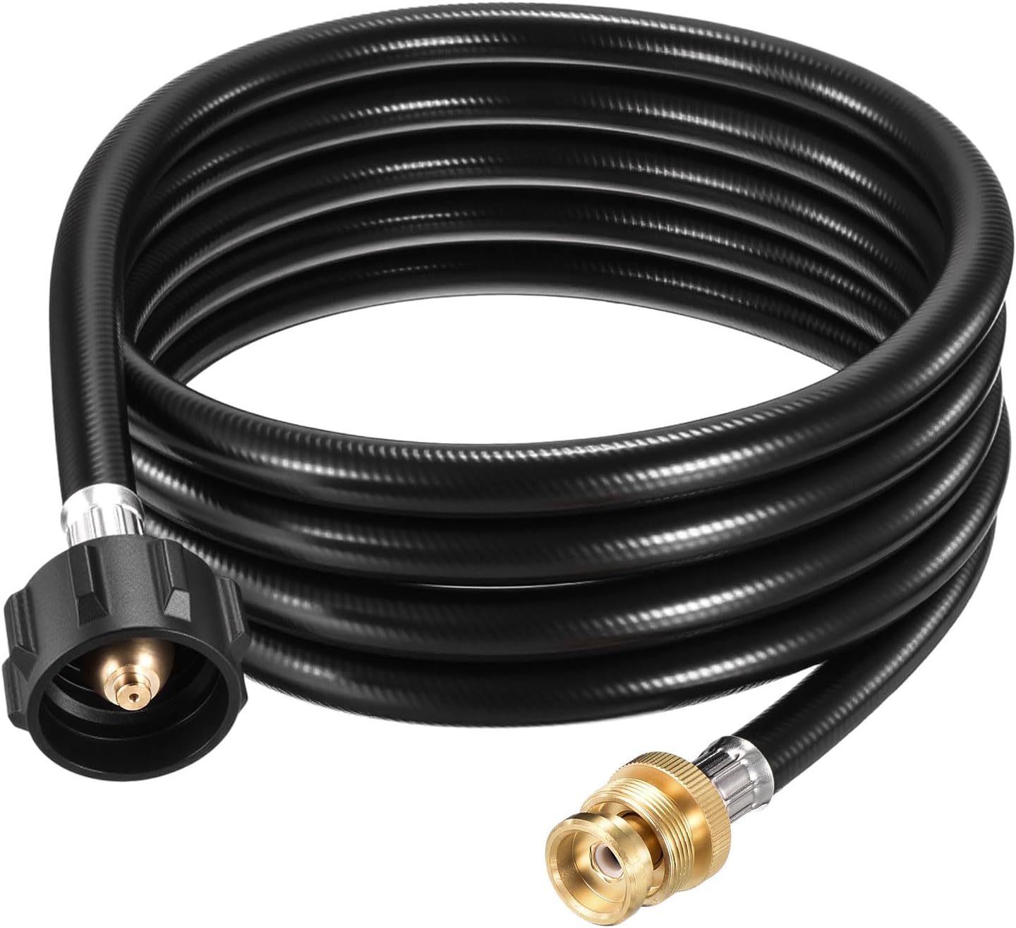 10 Feet Propane Hose 1 Lb to 20 Lb, Replacement for QCC1/Type1 Tank Connects, Propane Tank Hose for Portable Grills Heater Stove