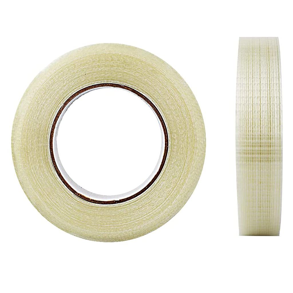 Ruban de cerclage renforcé en fibre de verre transparent bidirectionnel