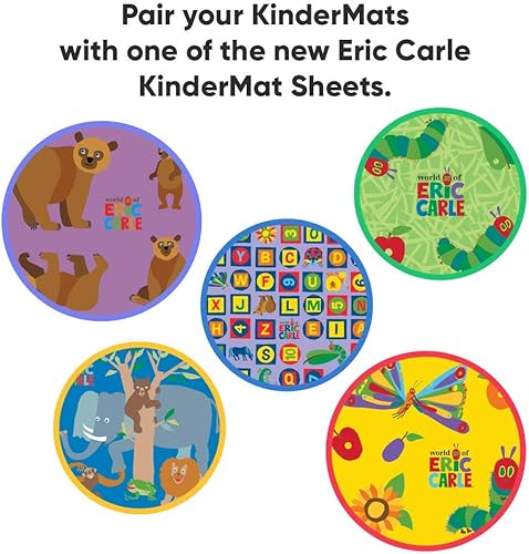 Miniatura 9 de Alfombrilla de descanso KinderMat para niños pequeños con almohada, grosor de 34 pulgadas, vinilo de 8 mil