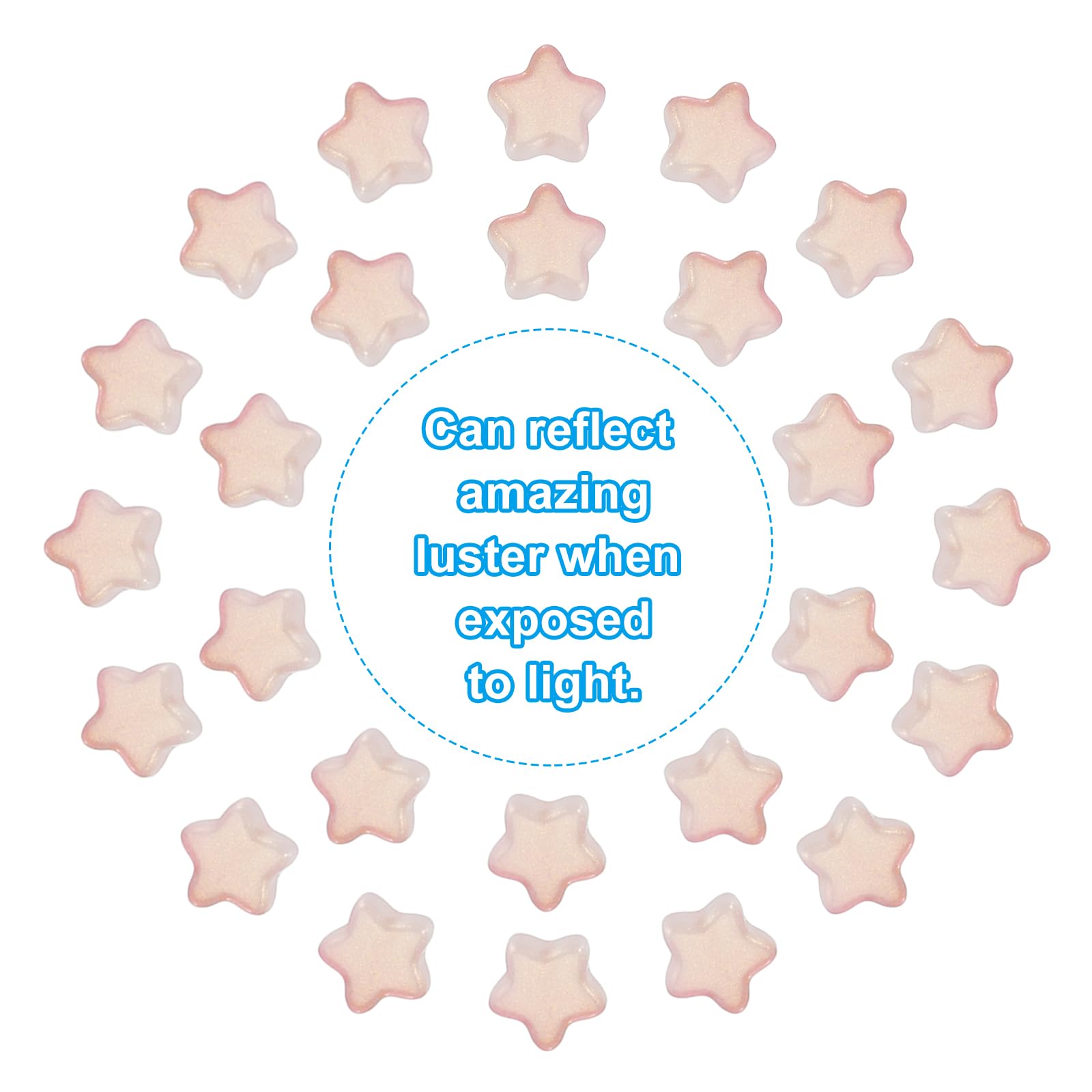 PATIKIL 8mm Crystal Star Beads - Image 3