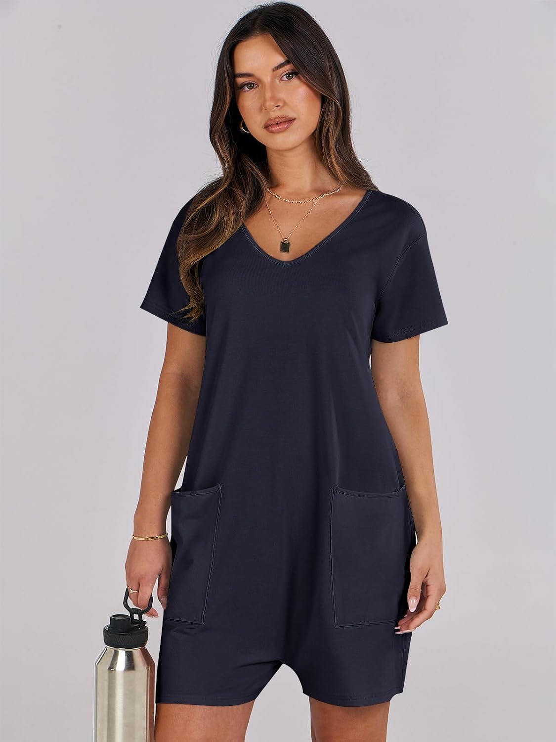 ANRABESS Rompers for Women Summer Casual Shorts Jumpsuits image 2