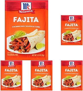 27 Taco Tuesday Recipes with Steak for the Perfect Dinner 33 McCormick Fajita Seasoning Mix, 1.12 oz (Pack of 5)