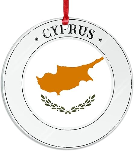 Vista 157 de Guatemala - Adornos acrílicos de Navidad, regalo de recuerdo de ciudad patriótica, adorno para árbol de Navidad, bandera nacional de Guatemala