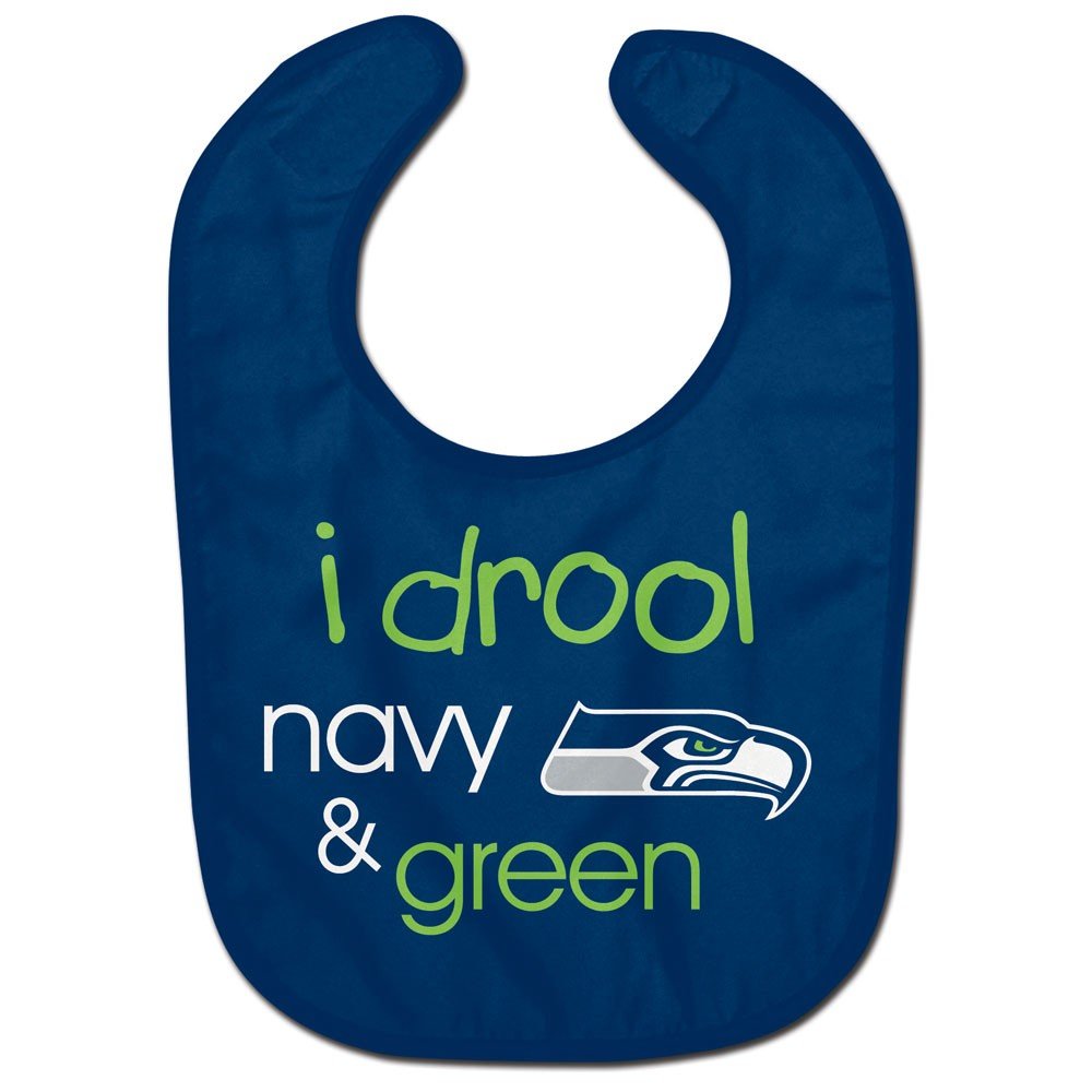 WinCraft NFL Seattle Seahawks WCRA1962214 All Pro Baby Bib