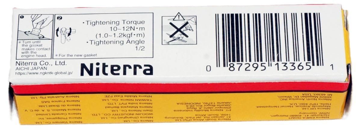 NGK (3365) CMR6H Spark Plug - Pack of 4