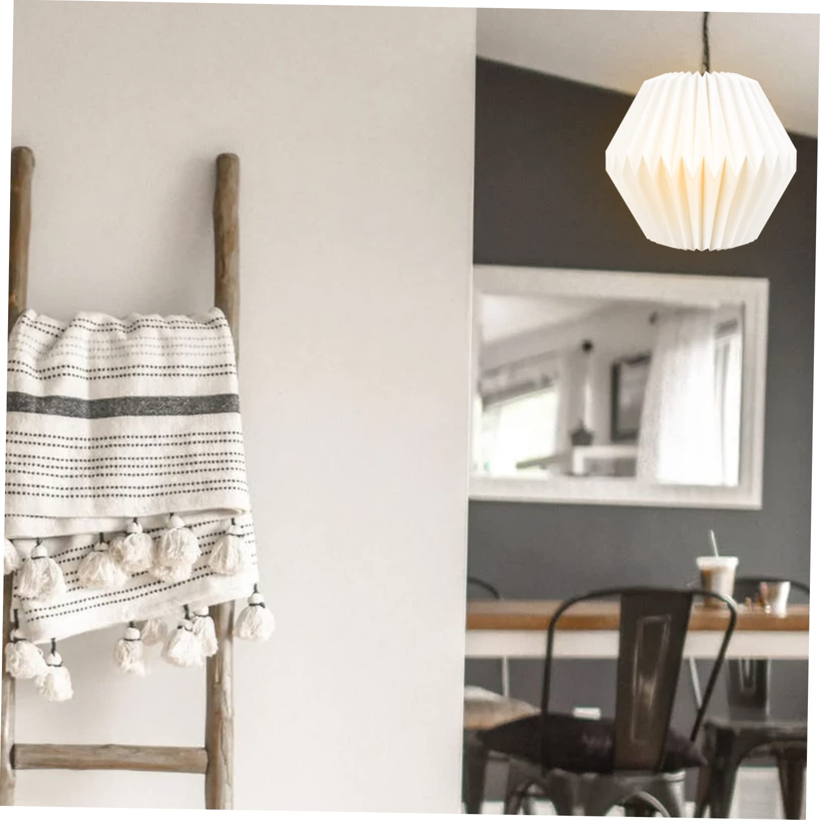 Mikikit 3pezzi Lampadario Stile Nordico Con Paralume Geometrico Design Elegante e Creativo Facile Da Installare Per Casa Negozio e Hotel