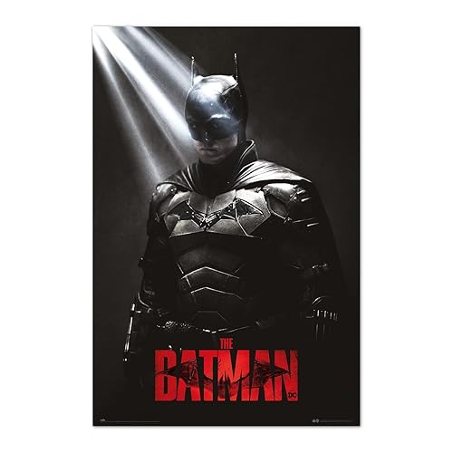 Grupo Erik DC Comics The Batman I Am The Shadows Poster - 36 x 24 inches / 91.5 x 61 cm - Shipped Rolled Up - Cool Posters - Art Poster - Posters & Prints - Wall Posters - Multicolour