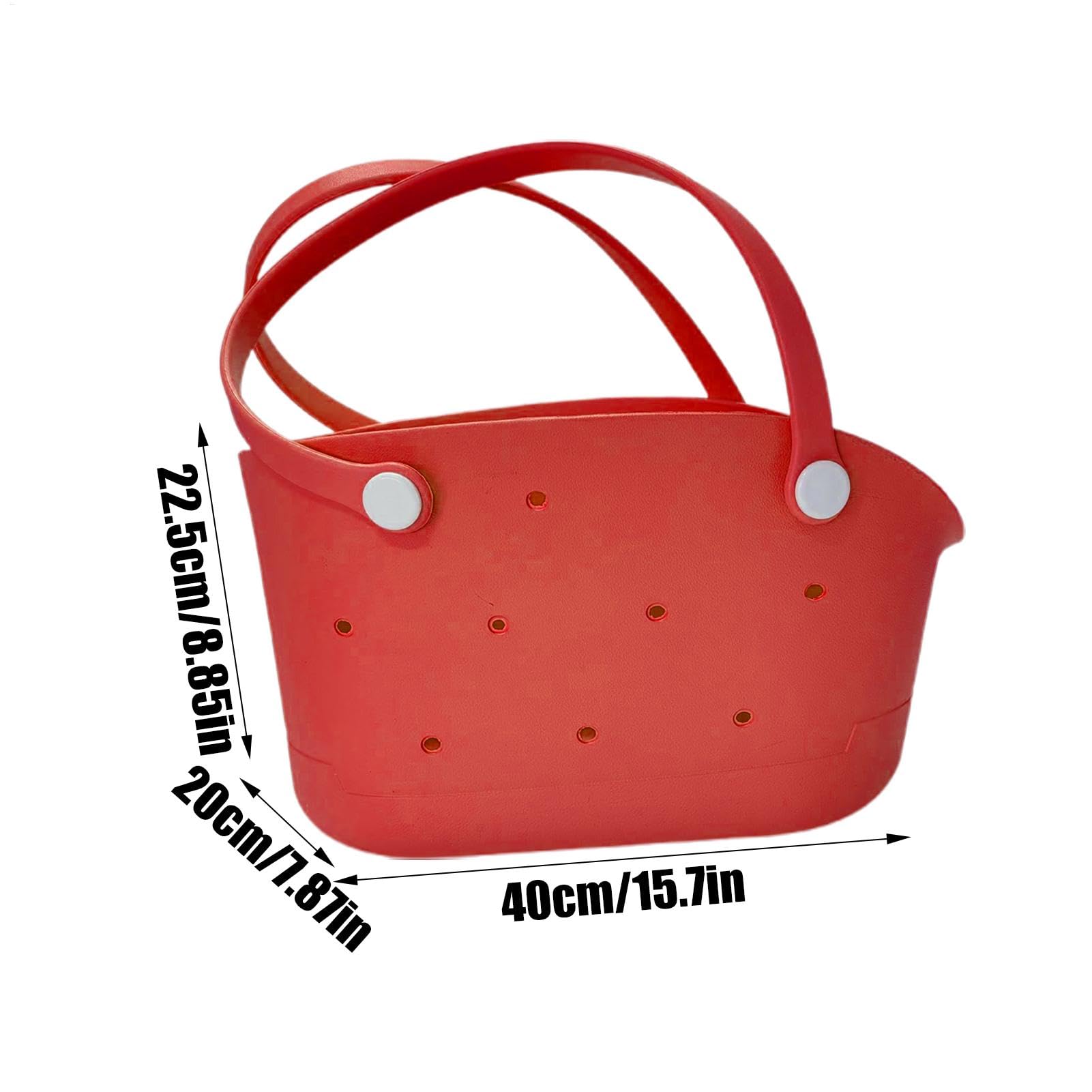 Bolsa de mano de EVA | Pequeña bolsa de playa impermeable | Accesorios de viaje lavables a la moda, portátil para hombres y mujeres