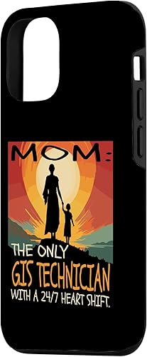 Miniatura 2 de iPhone 15 GIS Technician Job & Mother's Day Themed Cute Design Case