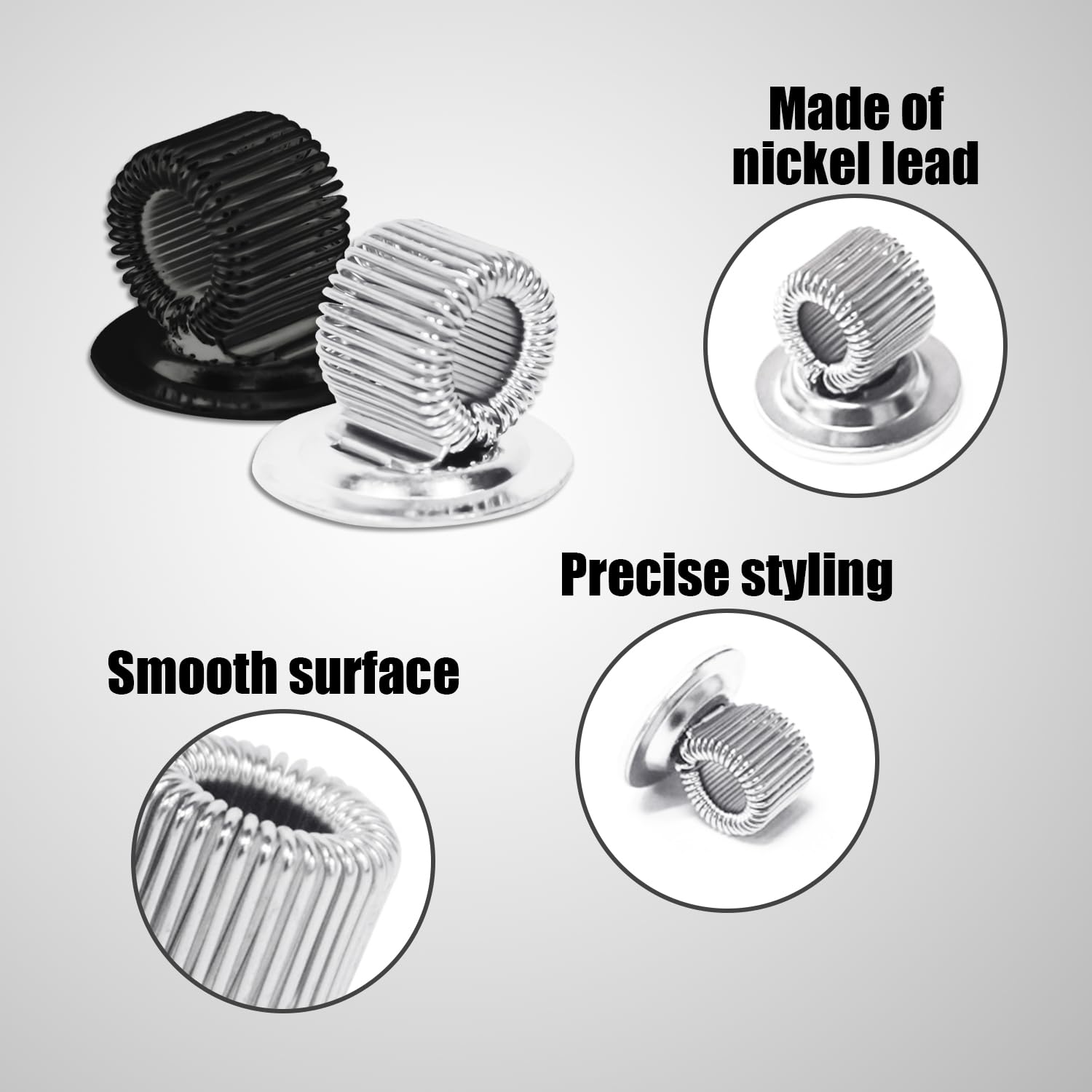 10 Clip Portapenne Magnetiche | Girevoli 360° | Per Lavagna, Frigorifero E Ufficio - Foto 9