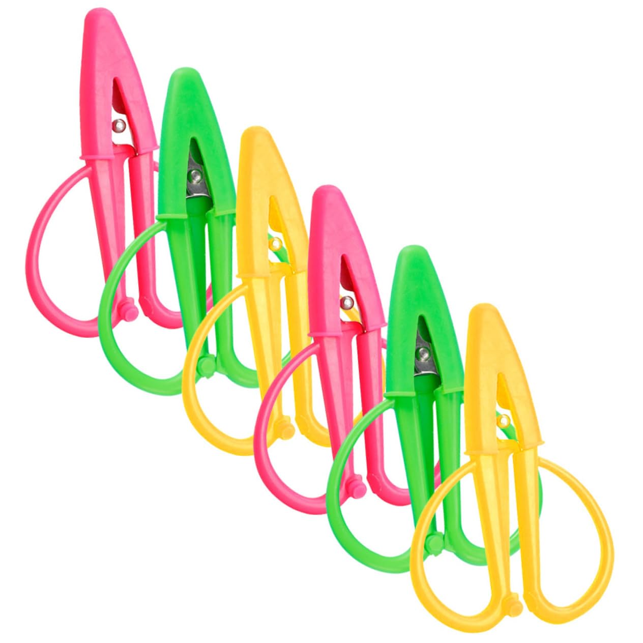 SEWACC 30pièces Mini Ciseaux De Couture Ciseaux De Voyage Sécurisés Pour Et Découpe De Fils Et Ergonomiques Avec Capuchon De