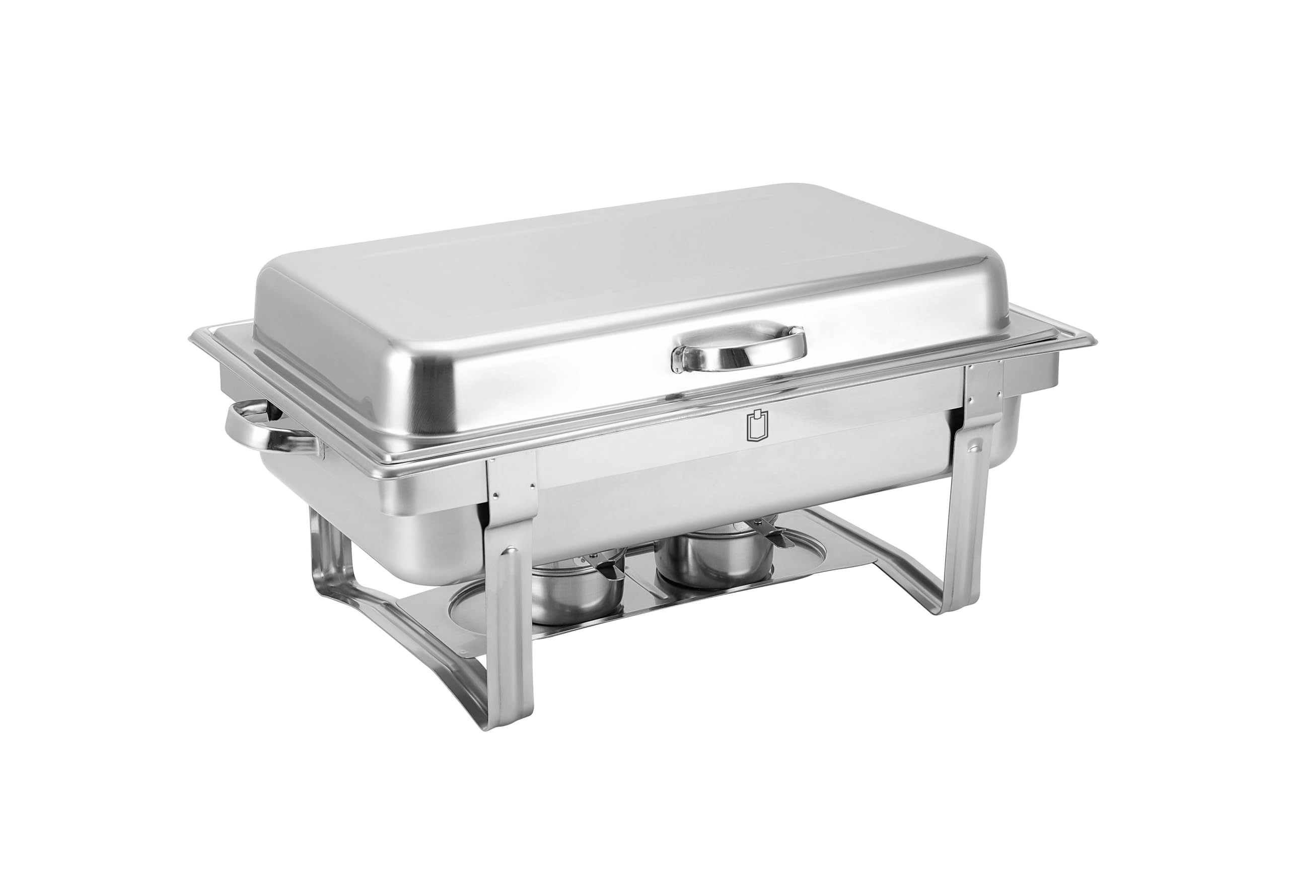 METRO - Scaldavivande professionale con coperchio a cerniera, Chafing Dish 1/1 G1, contenitore termico per buffet e buffet