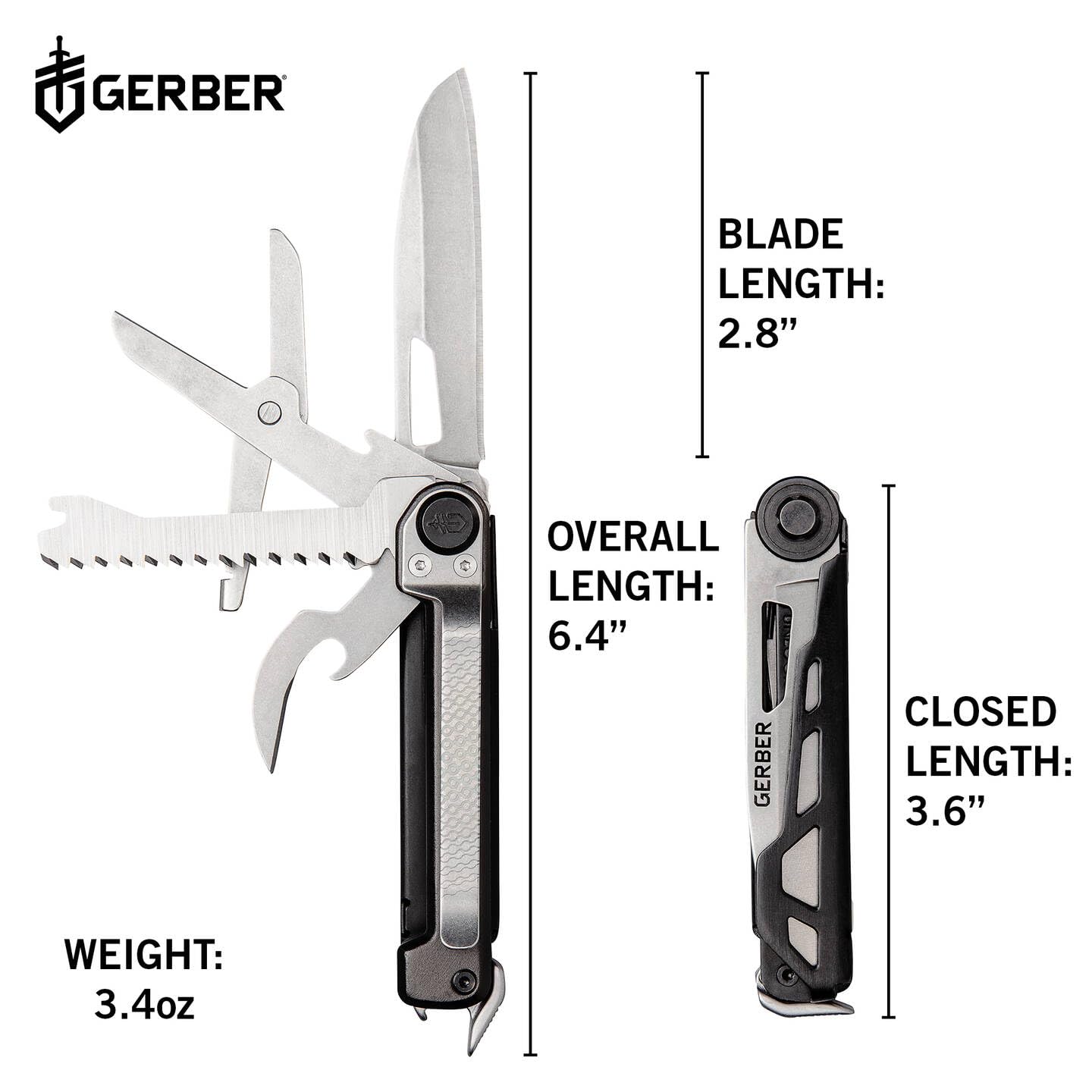 Gerber Armbar Scout - Onyx, Black - Image 2