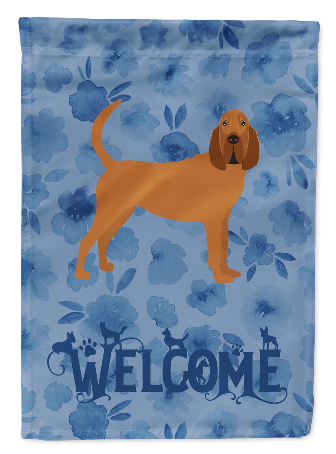 Drapeau Bloodhound CK6064CHF grand format en toile épaisse pour résoudre les façades ternes