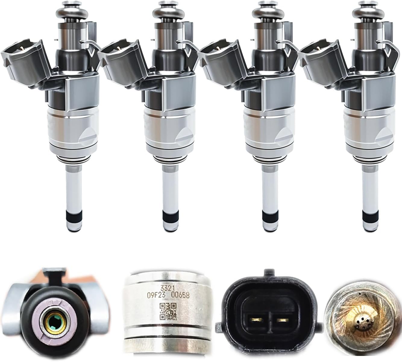 4PCS OEM Fuel Injectors Injection Replacement For Nissan 2020-2024 Sentra 2.0L L4.2018-2024 Altima 2.0L .2015-2024 Qashqai 2.0L .2014-2023 X-Trail S SR SV 2.0L Replace# 16600-5TA0C FJ1594 16600-5TA0D