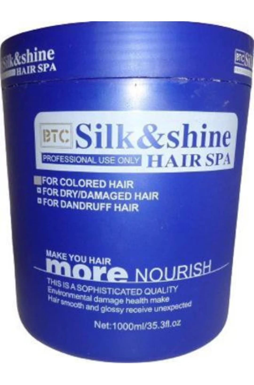 Warisha Btc Silk & Shine Hair Spa, For Fresh Coloured, Dry/Damaged Hair, 1000ml,1 Count-image-24
