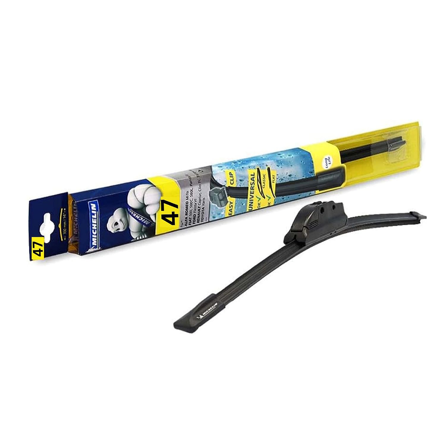 MICHELIN Windscreen Wiper Blade 47/470 mm Flat Blade 19 Inch