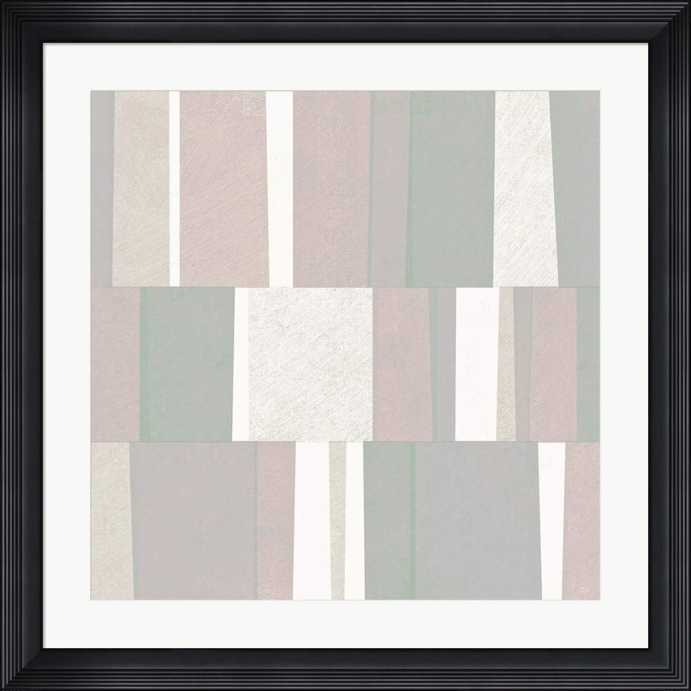 UKN Pastel Abstract' Framed Art Modern Contemporary Square