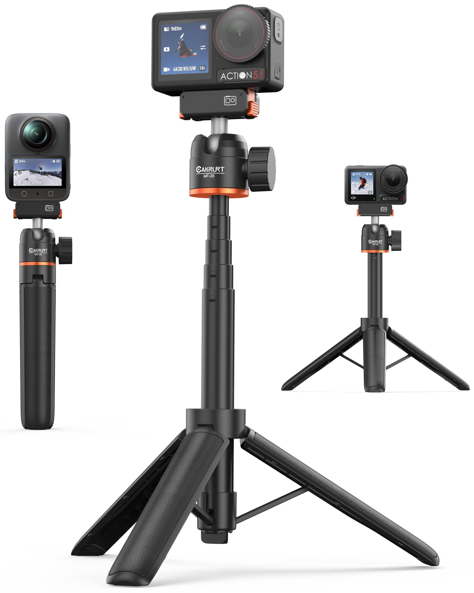 Amazon | DJI Osmo Action 5 Pro/4/3用 三脚/自撮り棒/一脚兼用 54cm