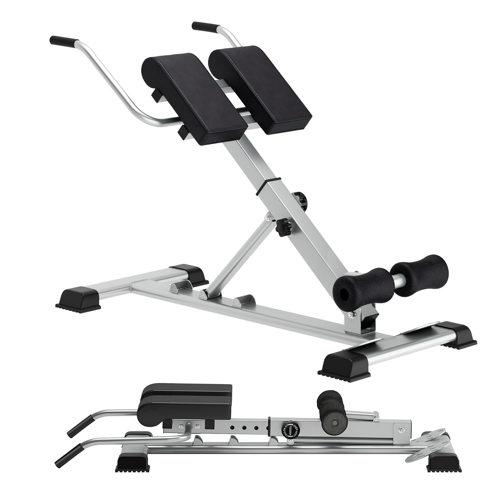soges Sedia romana Hyperextension Panca Romana Panca Muscolare Regolabile Multifunzionale Attrezzature di Allenamento Estensione Indietro