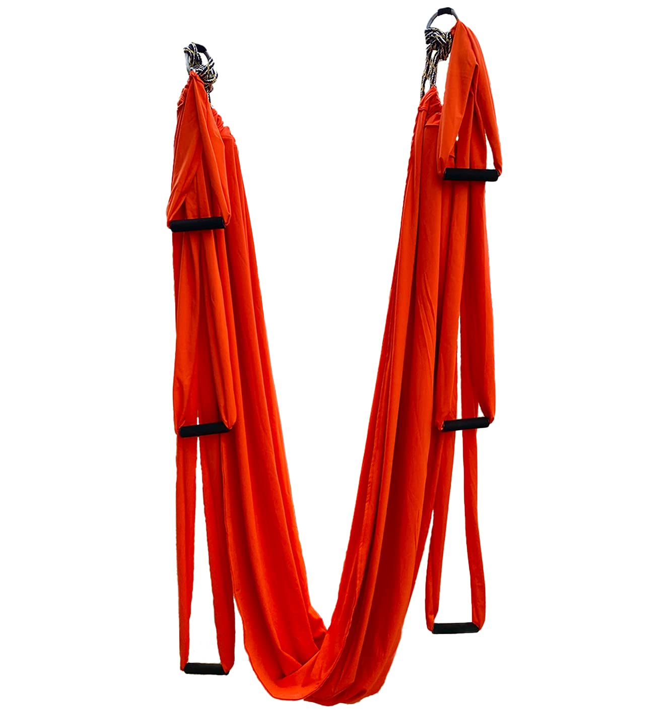 The Yogis™ Lycra Fabric Aerial Yoga Hammock Swing/Inversion/Sling, Flying Antigravity (Orange - Colour) (B09GPFXQJP) Amazon Price History, Amazon Price Tracker