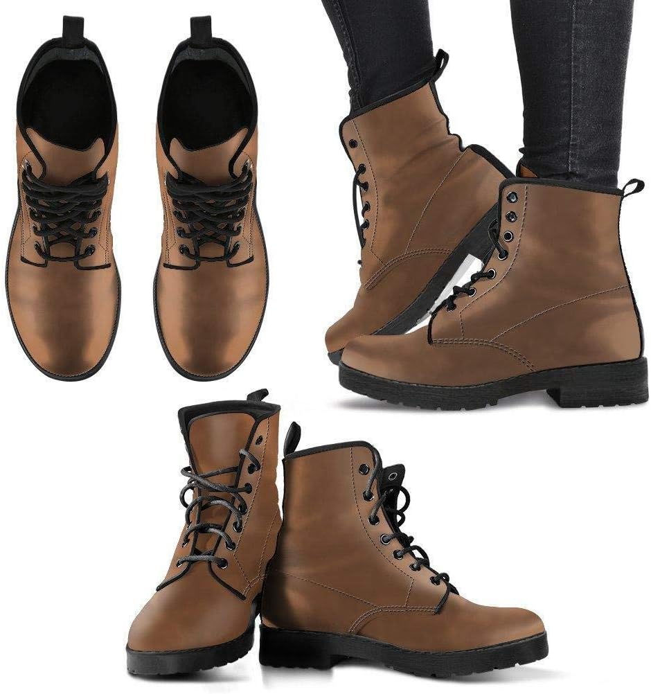 Coffee Brown Vegan Boots
