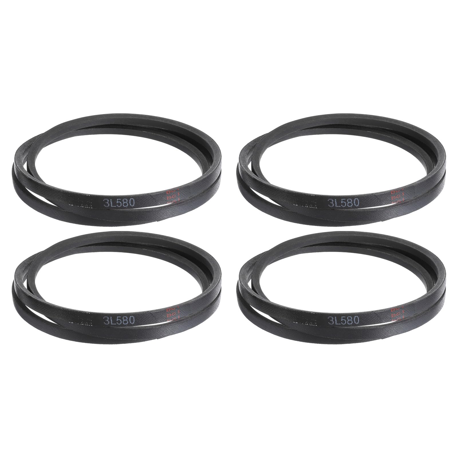 uxcell 3L240 Classic Wrapped Rubber V-Belt, 24"(610mm) Outside Circumference, 3L Profile V Belt 3/8" Width 7/32" Height — view 175