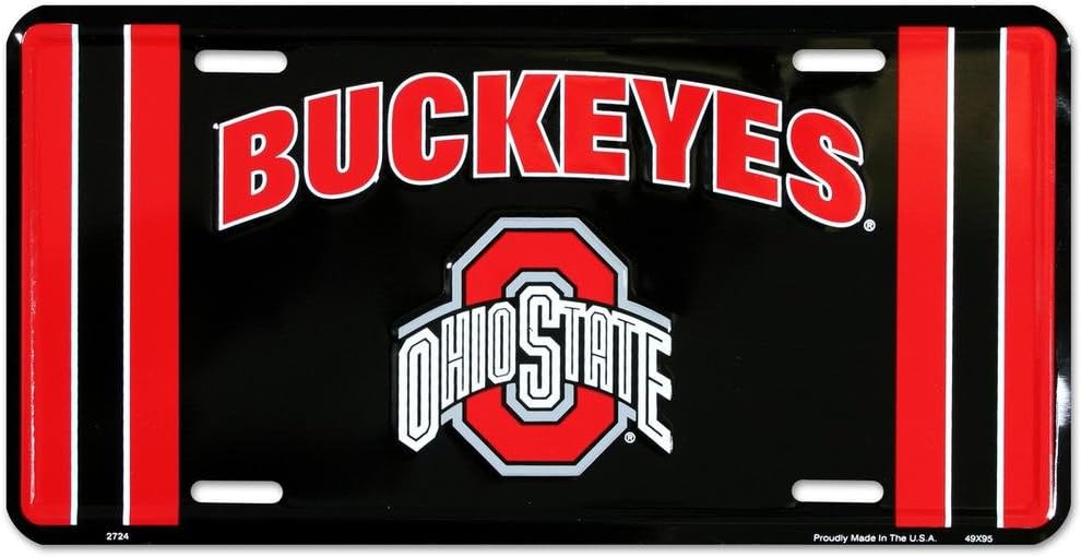 Ohio State Buckeyes License Plate Frame NCAA