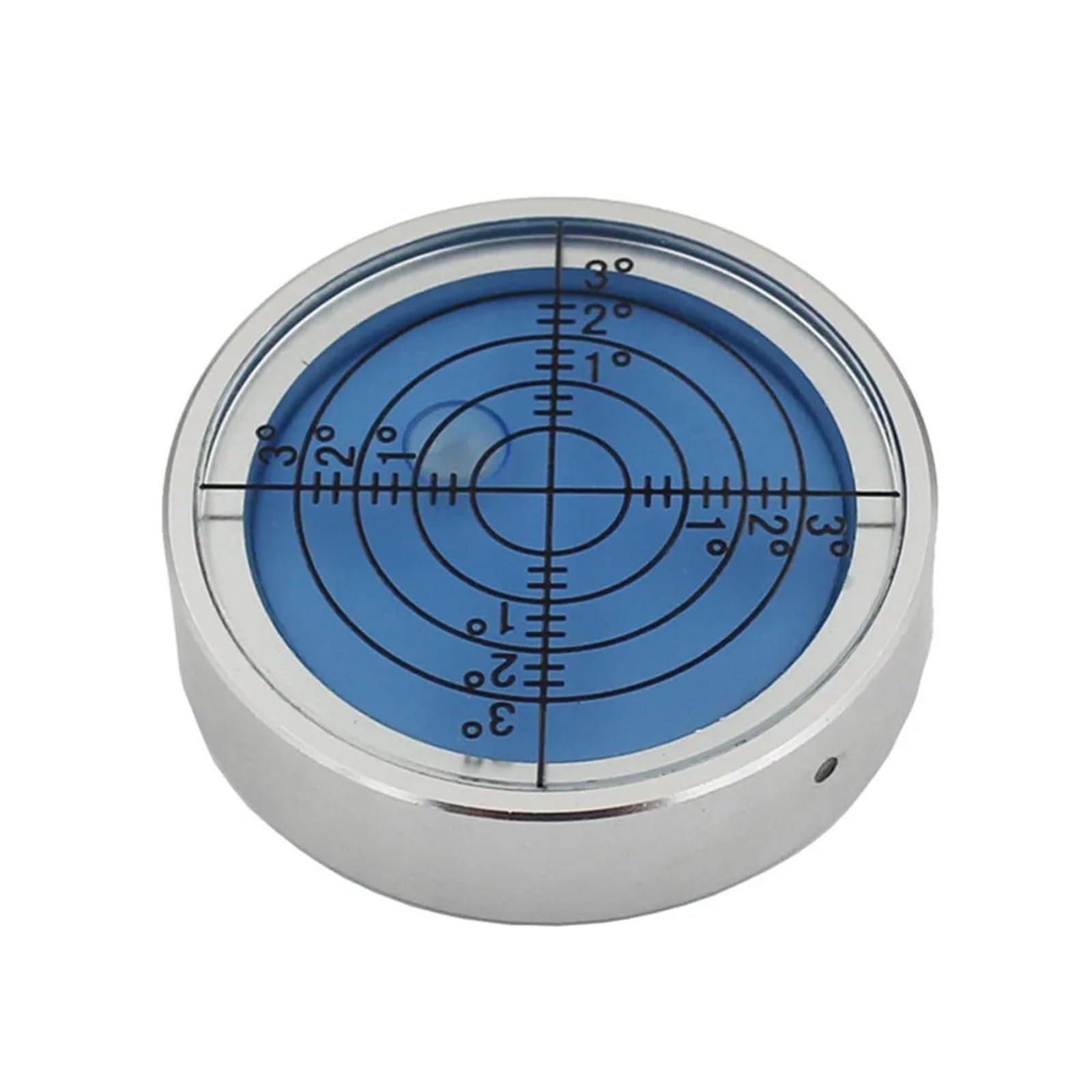 Niveau à bulle universel circulaire (1 pièce), entièrement en métal avec fonction de vision nocturne lumineuse