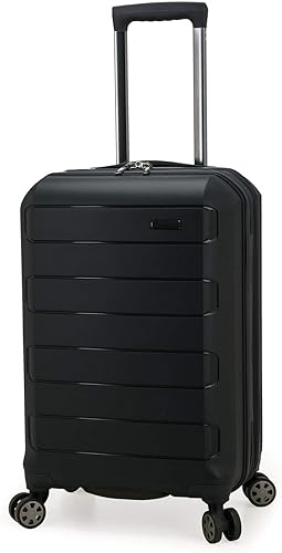 Miniatura 4 de Maleta giratoria Pagosa de Traveler's Choice, ampliable, de carcasa dura indestructible, Negro, Carry-on 22-Inch