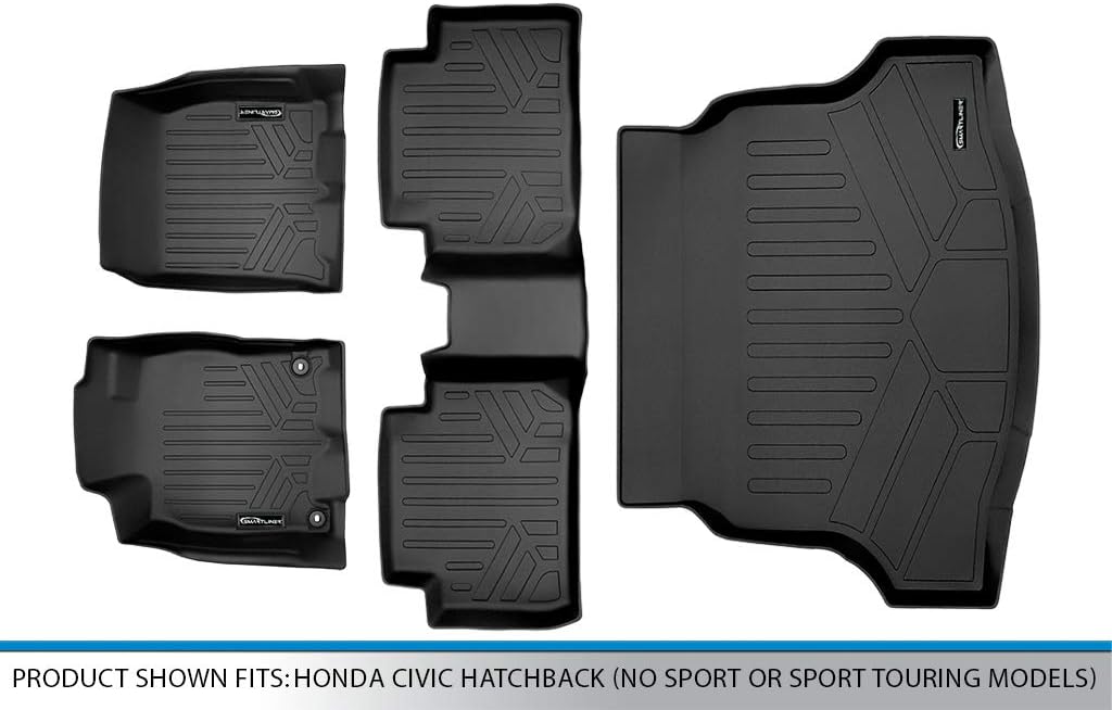 MAXLINER Floor Mats and Cargo Liner Set for 2016-2021 Honda Civic