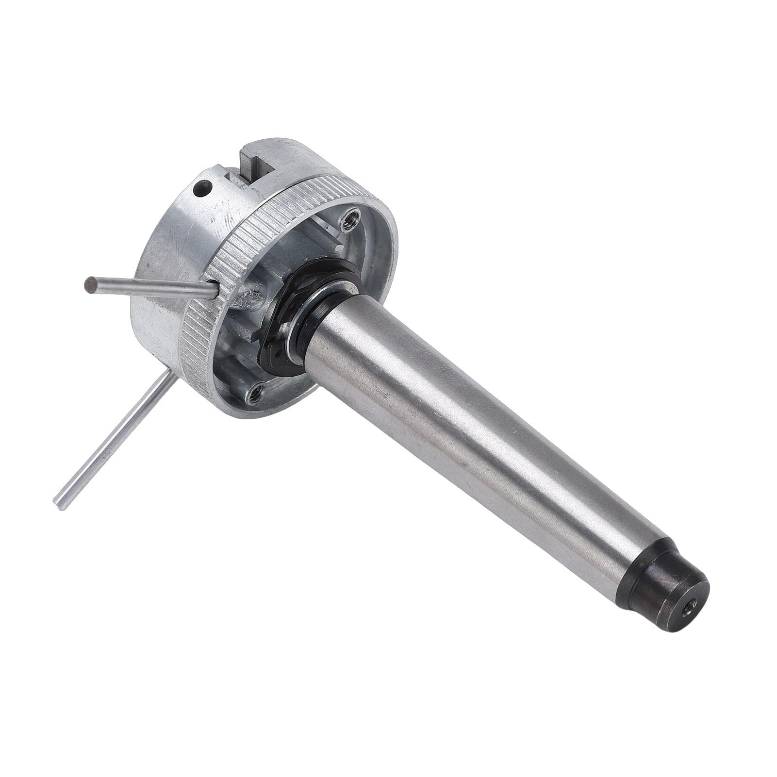 Wood Lathe Chuck, 3 Jaw Self Centering Adjustable Chuck with MT2 Taper Arbor, Aluminum Alloy for Rectangular Irregular Workpieces 10-35mm Clamping Range