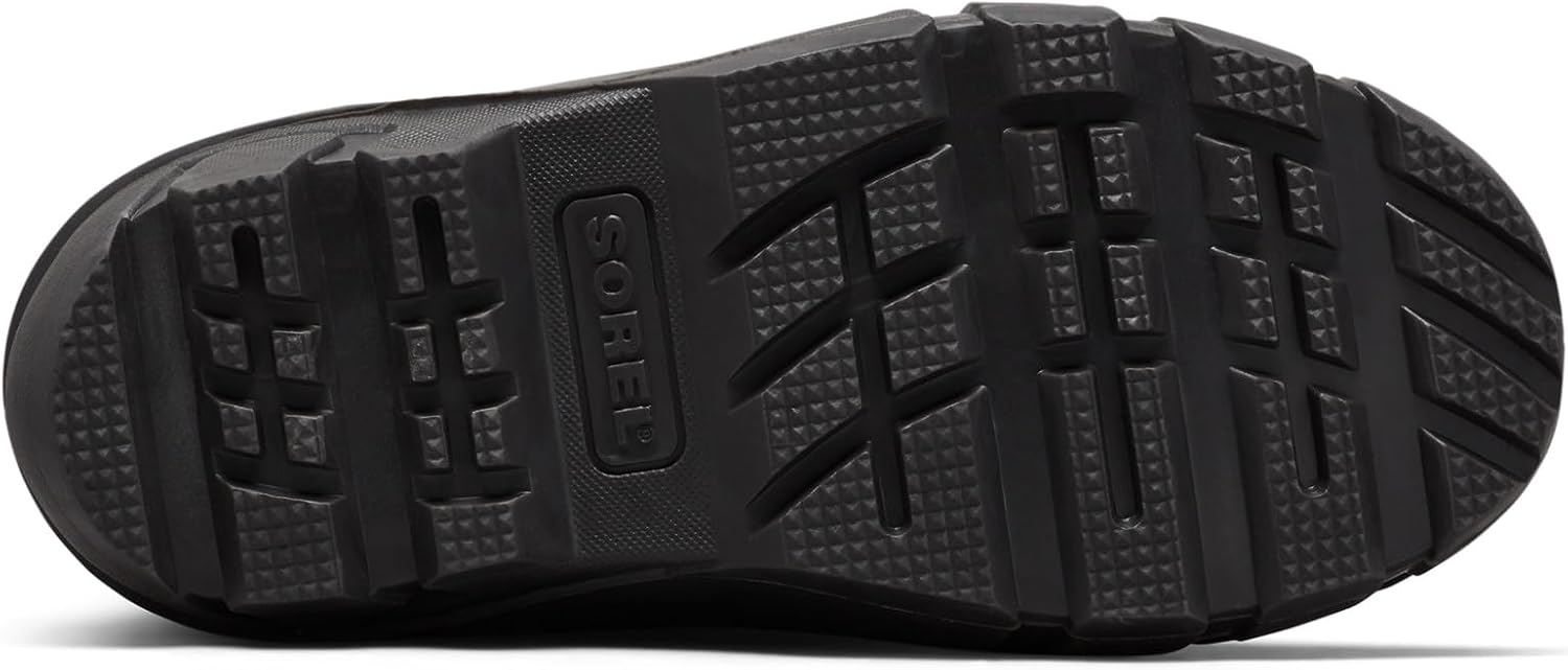 SOREL Children's Flurry Boot - Black, Super Blue - 3