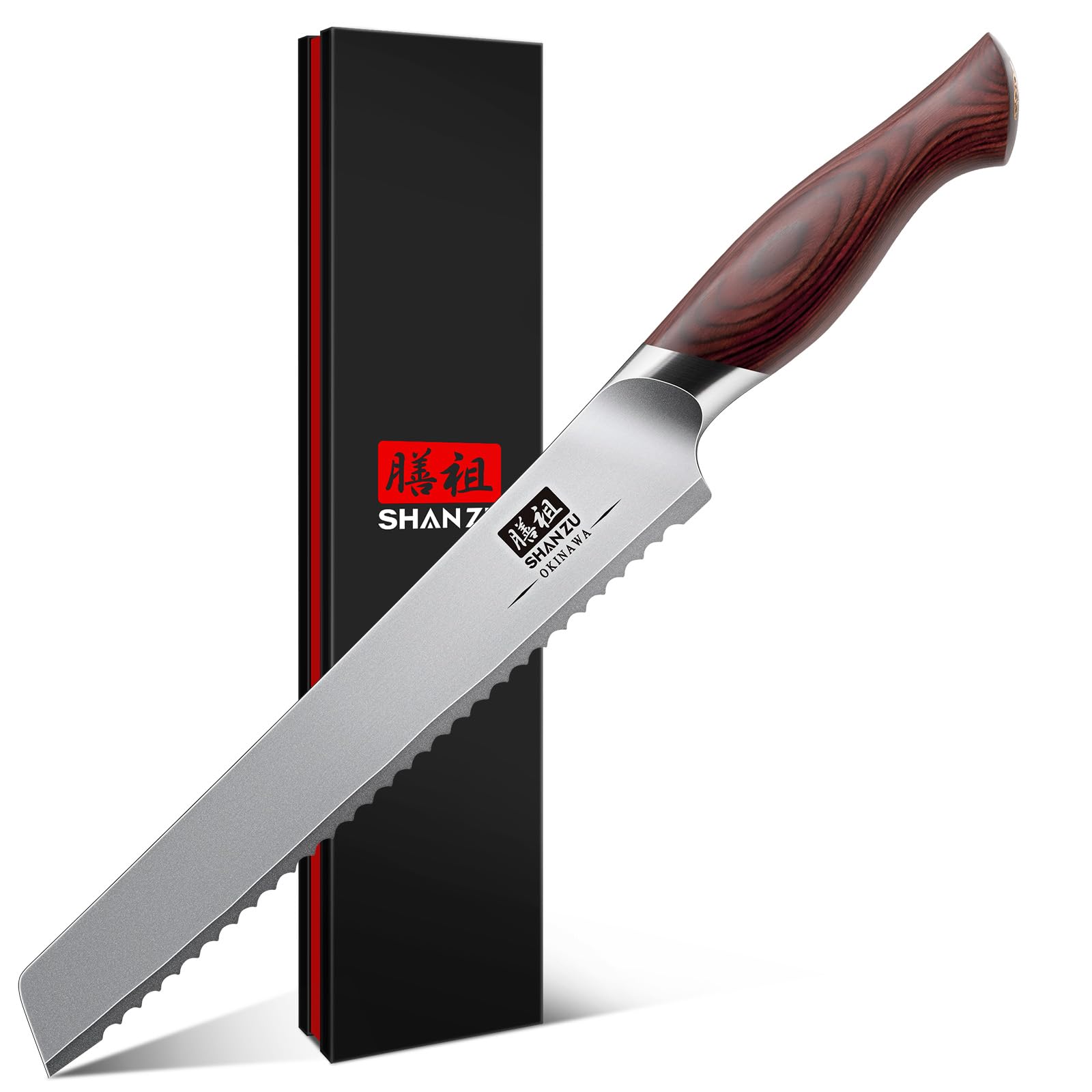 SHAN ZU Japanese Knife Set 3 PCs, 10Cr15Mov High Carbon Stainless Steel — Amazon image 18