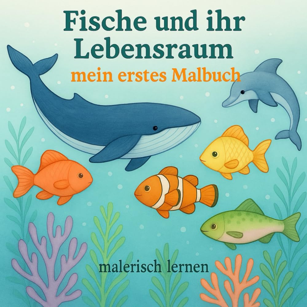 Fische und ihr Lebensraum: Ausmalspaß mit Nano Banana – malerisch lernen