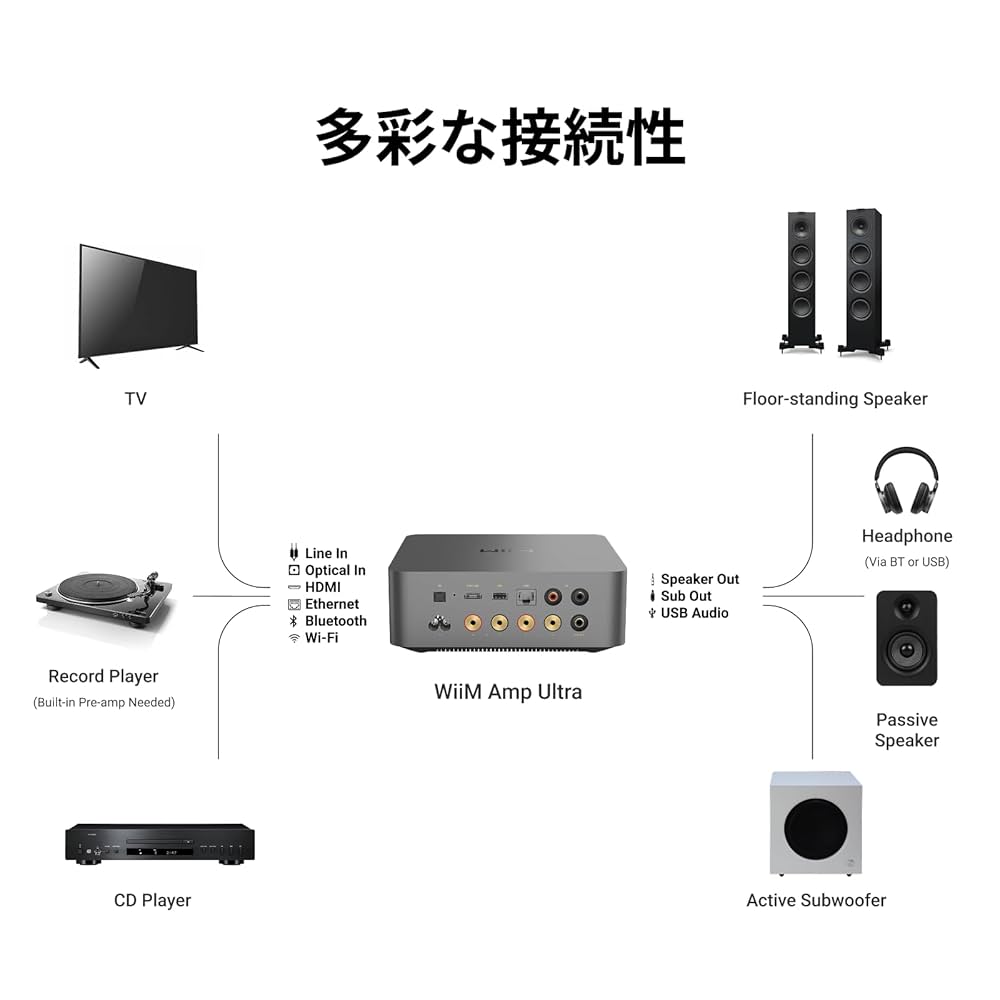 【値下げ不可】wiim amp WiiM WiiM AMP Space Gray｜新品通販フジヤエービック