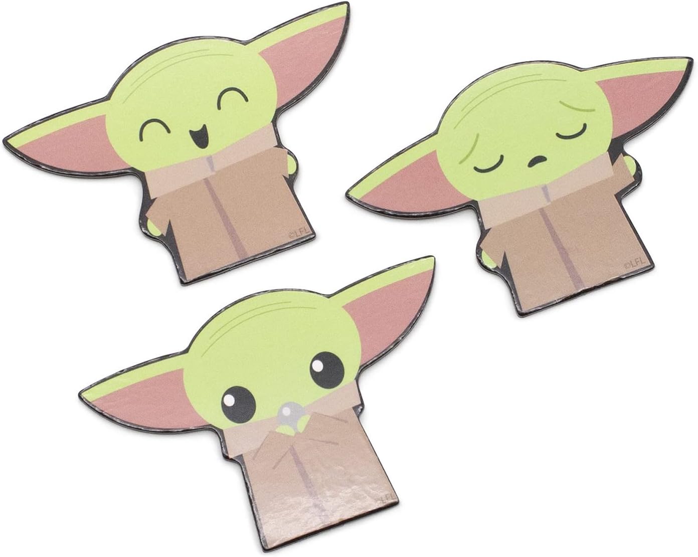 Star Wars The Child Baby Yoda Kids' 5 Piece Gift Set Shirt, Socks, Jumbo Sticker, Wallet, and Magnet Set