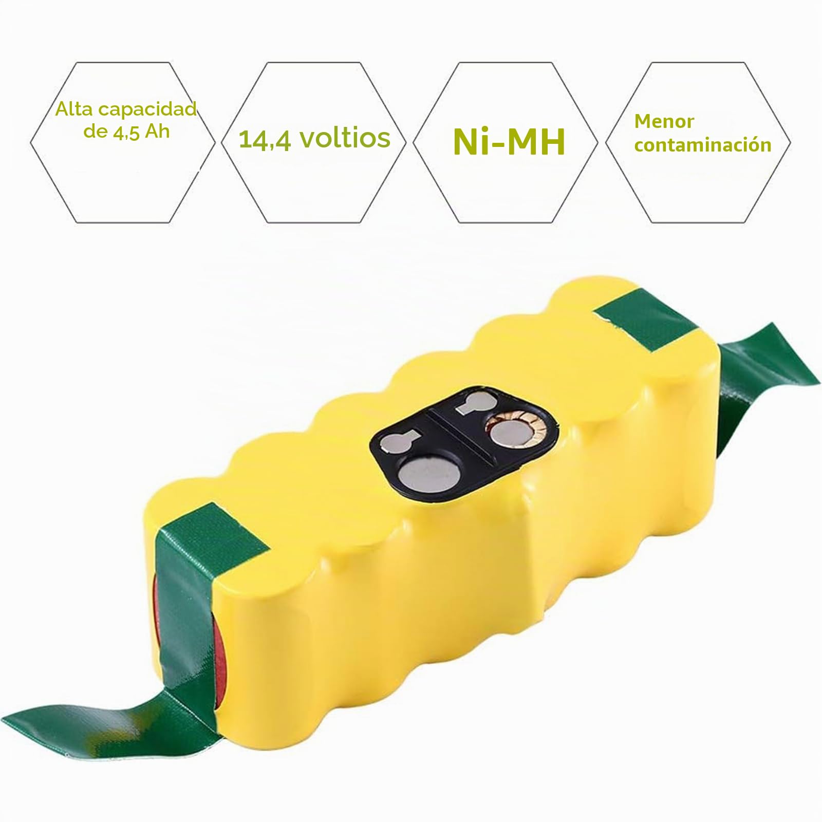 14.4V 4500mAh Ni-MH Repuesto para Irobot Roomba Bateria 600 700 800 Serie 500 510 520 530 532 534 535 540 550 552 555 560 562 570 580 581