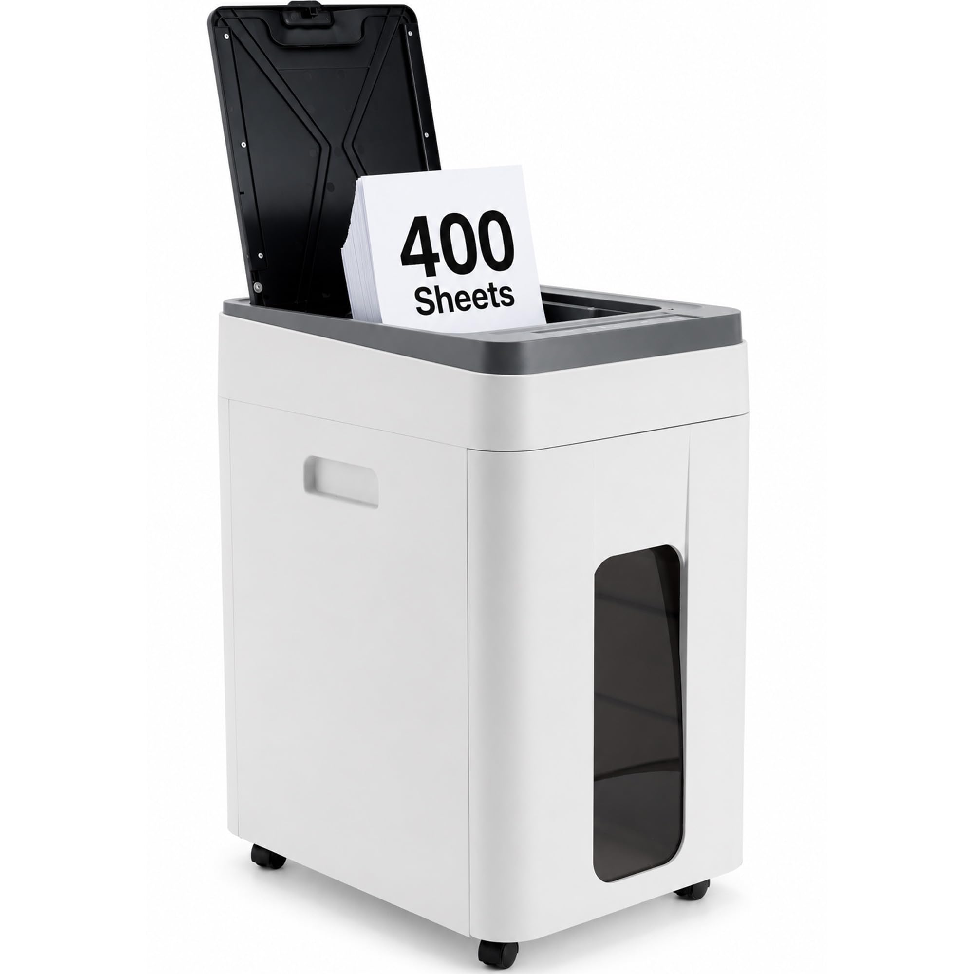 kitnery 400-Sheet Auto Feed P5 Micro Cut Heavy Duty Paper Shredder