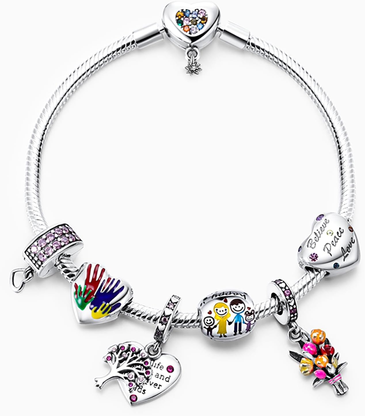 Multiple Surprise Blind Charms for Pandora Bracelet - 925 Sterling Silver Pendant Bead Charm for Bracelets and Necklace Dangle Beads Surprising Fashion Valentines Gifts for Wife/Girlfriend Women