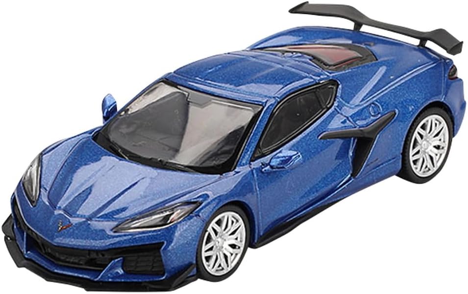 サンリッチ(Sunrich) Mini GT 1/64 Chevrolet Corvette Z06 2023 Elkhart Lake Blue Metallic (Left Handle) Assembled MGT00892-L
