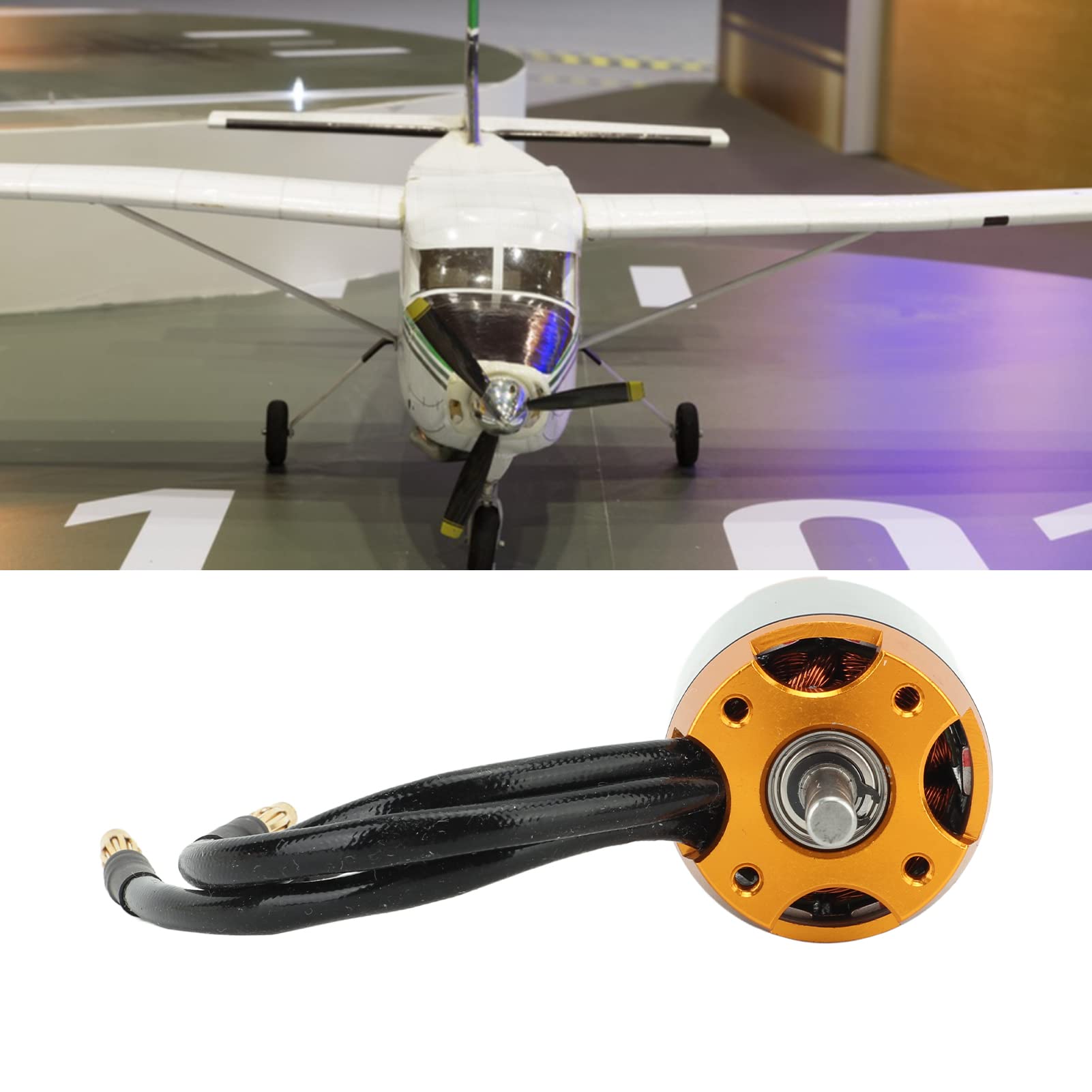 Model Samolotu Silnik, 2000KV Stop Aluminium miedź Wysokowydajny Zdalnie Sterowany Samolot Pojedynczy Silnik Odpowiedni Model Samolotu